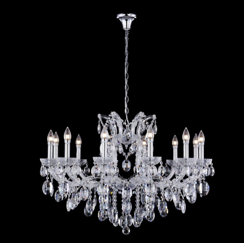подвесная люстра crystal lux hollywood sp12 chrome в Королёве