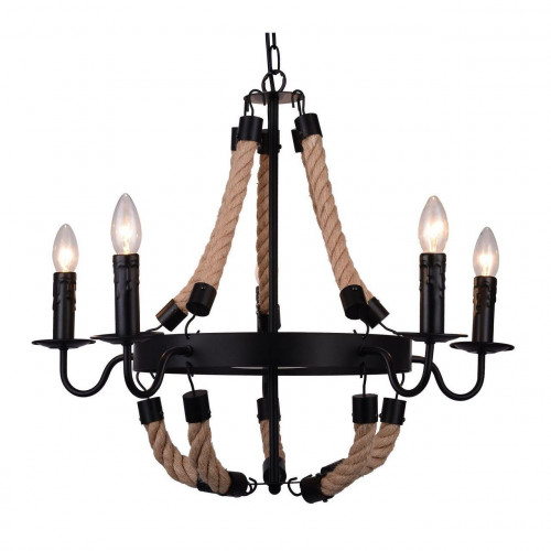 подвесная люстра arte lamp marsiglia a8956lm-5bk в Королёве