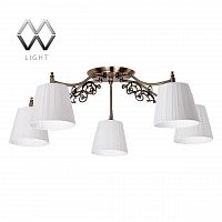 потолочная люстра mw-light моника 372011105 белая в Королёве