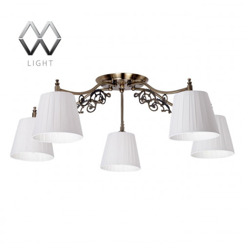 потолочная люстра mw-light моника 372011105 белая в Королёве