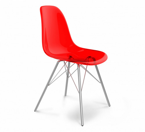 стул dsr красный s37 (eames style) в Королёве