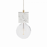 подвесной светильник marmor veldi bianco brass в Королёве