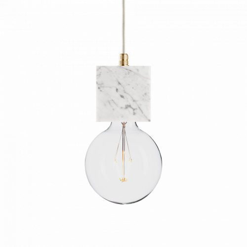 подвесной светильник marmor veldi bianco brass в Королёве