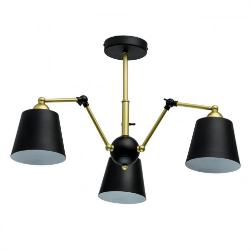 потолочная люстра mw-light таун 5 691011403 черная в Королёве