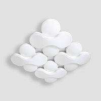 потолочный светодиодный светильник ambrella light orbital granule fg1066/4 wh 208w d720*720 в Королёве