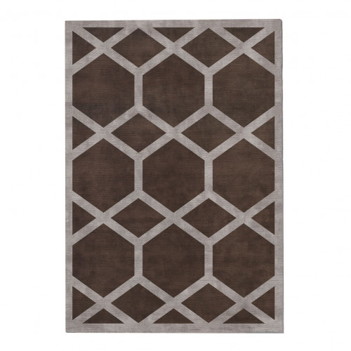 ковер ashton cocoa 150x220 коричневый в Королёве