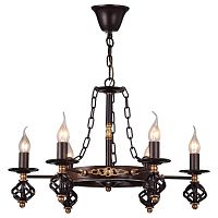 подвесная люстра arte lamp cartwheel a4550lm-6ck в Королёве