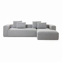 диван blok sofa 3 правый угол светло-серый от la forma (ex julia grup) в Королёве