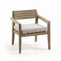 кресло climby из эвкалипта серое от la forma (ex julia grup) в Королёве