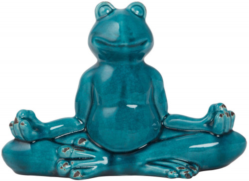 декор frog blue meditation в Королёве