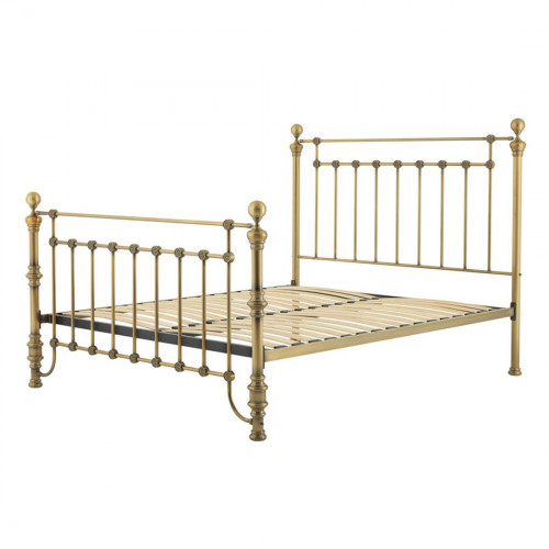 кованая двуспальная кровать 180х200 золотая blaine в Королёве
