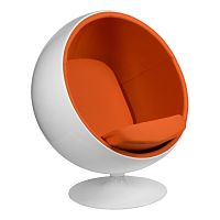 кресло eero aarnio style ball chair оранжевое в Королёве