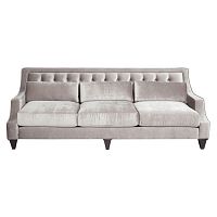 диван tufted прямой серый в Королёве