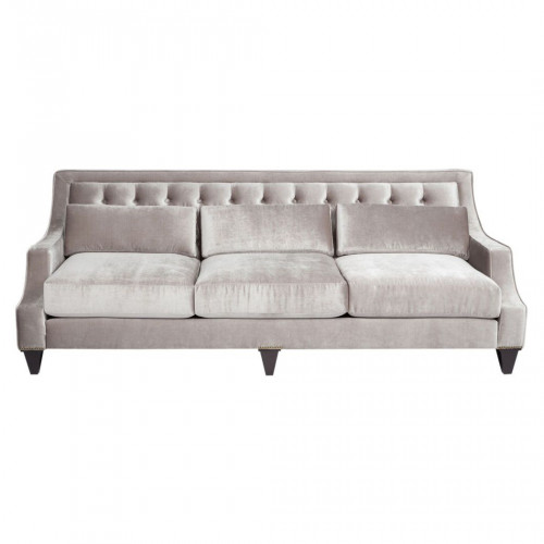 диван tufted прямой серый в Королёве