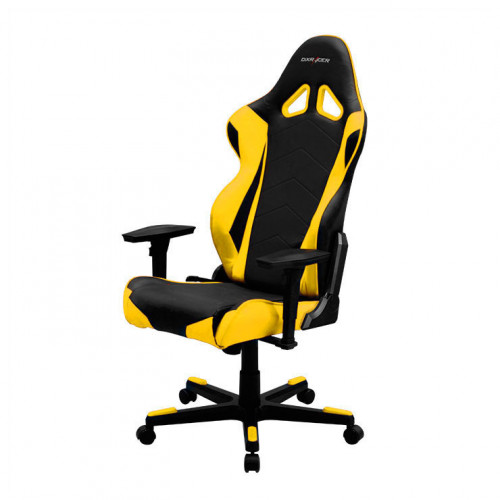 кресло геймерское dxracer racing re0 черно-желтое в Королёве