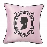 подушка с изображением женского силуэта ladies' profile pink в Королёве