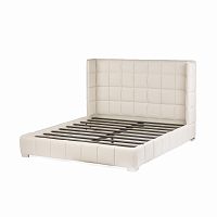 кровать двуспальная с бортиками 180x200 бежевая oakley bed в Королёве