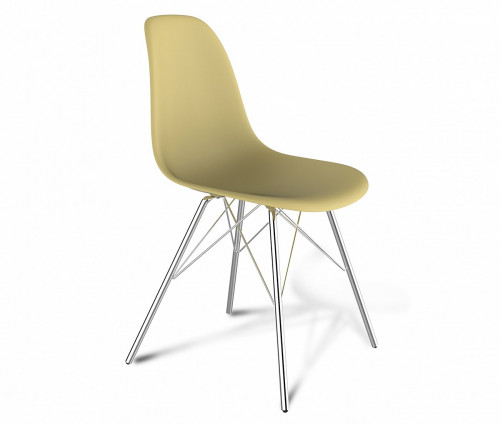 стул dsr бежевый s37 (eames style) в Королёве