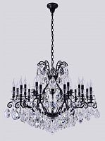 подвесная люстра crystal lux magnifico sp19 black/transparent черная в Королёве
