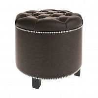 пуф круглый modena brown коричневый в Королёве