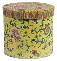 декоративная коробка с цветами желтая flor в Королёве