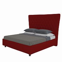 кровать двуспальная 180х200 красная из велюра quicksand в Королёве