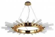 подвесная люстра crystal lux fair sp15 gold d1000 золото в Королёве