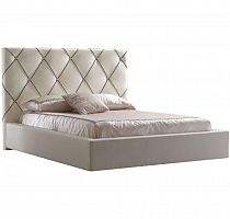 кровать двуспальная 160х200 бежевая kalibry в Королёве