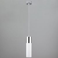 подвесной светильник eurosvet double topper 50135/1 led хром/белый в Королёве