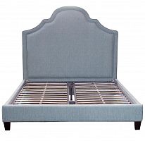 кровать двуспальная 160х200 бирюзовая из велюра guss в Королёве