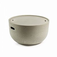 журнальный столик rhette cc0506rf03 из цемента от la forma (ex julia grup). с емкостью для хранения. в Королёве