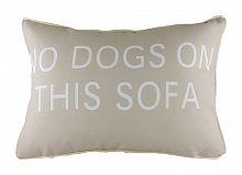 подушка с надписью no dogs on this sofa в Королёве