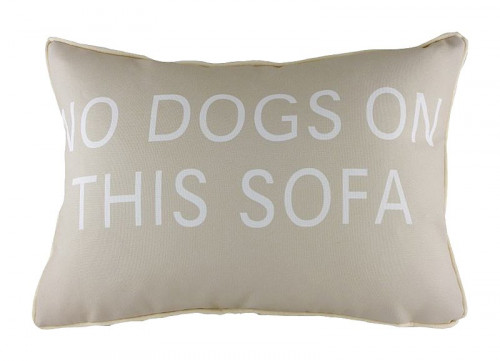подушка с надписью no dogs on this sofa в Королёве