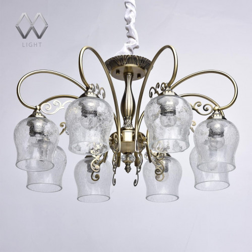 потолочная люстра mw-light моника 372011808 бронза в Королёве