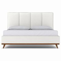 кровать двуспальная 160х200 белая carter snowfall в Королёве