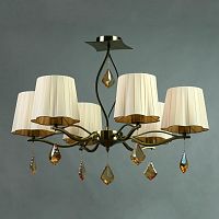 подвесная люстра brizzi bx03203/6 bronze cream в Королёве