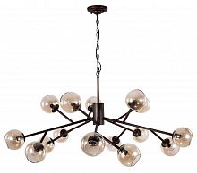 подвесная люстра crystal lux bueno sp-pl15 янтарная в Королёве