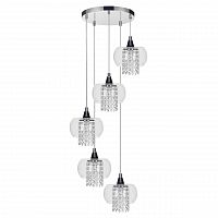 дизайнерская подвесная люстра spot light cordia 1192528 хром в Королёве