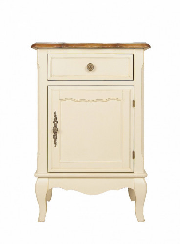 бежевая прикроватная тумба leontina (ящик с дверцой) бежевая в Королёве