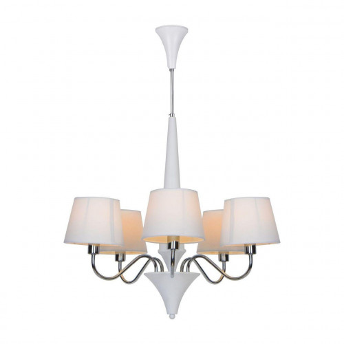 подвесная люстра arte lamp a1528lm-5wh белая в Королёве