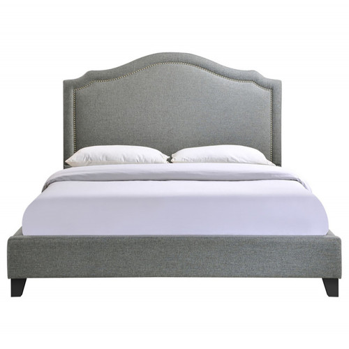 кровать двуспальная 180х200 серая cassis upholstered в Королёве