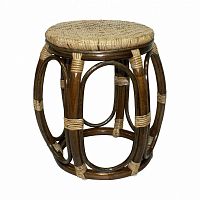 табурет из ротанга drum коричневый в Королёве