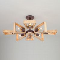 потолочная люстра eurosvet klark 70056/8 кофе в Королёве