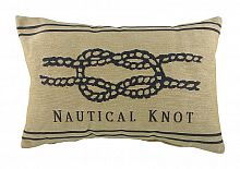 подушка с морским узлом nautical knot natural в Королёве