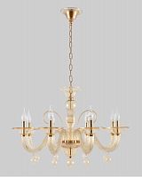 подвесная люстра crystal lux caetano sp-pl8 amber в Королёве