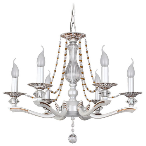 подвесная люстра idlamp eloisa 259/6-whiteplatina в Королёве