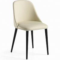 мягкий стул кожаный кремовый cpmk125-crema от angel cerda в Королёве