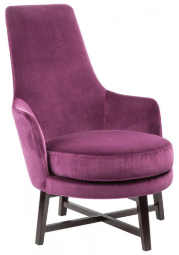 кресло home space violet фиолетовое в Королёве