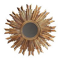 зеркало-солнце золотое диаметр 60 см sunburst vintage в Королёве