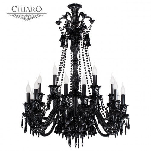 подвесная люстра chiaro барселона 313010818 черная в Королёве